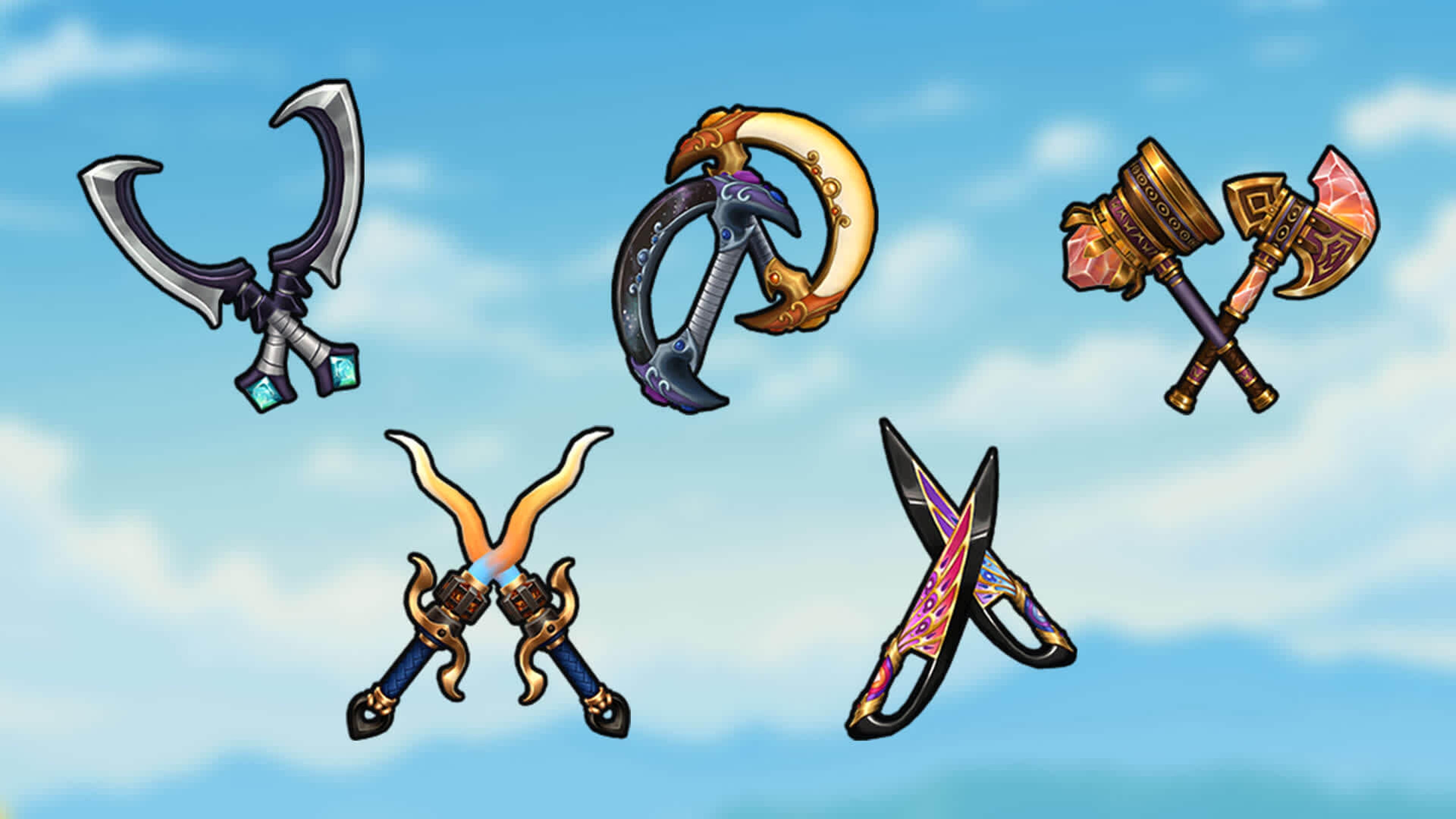 A preview of some of the new Dual Wield blueprints.