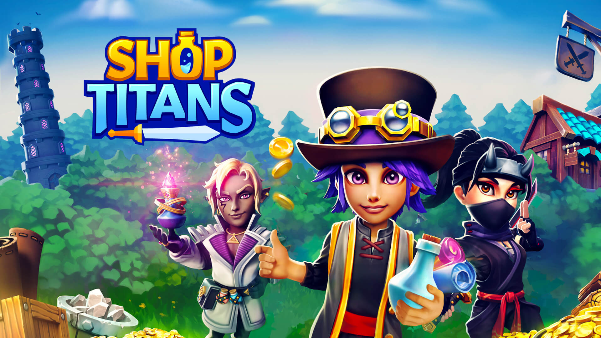 Shop Titans — The ultimate RPG shopkeeper simulation.